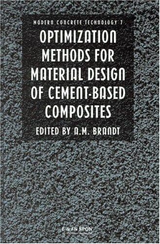 Optimization methods for material design of cement-based composites