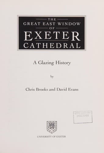 The great east window of Exeter Cathedral