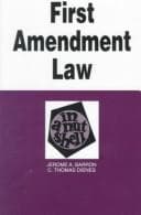 First Amendment law in a nutshell