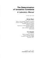 The determination of ionization constants