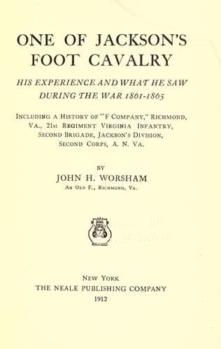 One of Jackson's Foot Cavalry