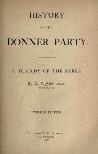 History of the Donner party