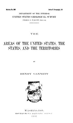 The areas of the United States, the states, and the territories
