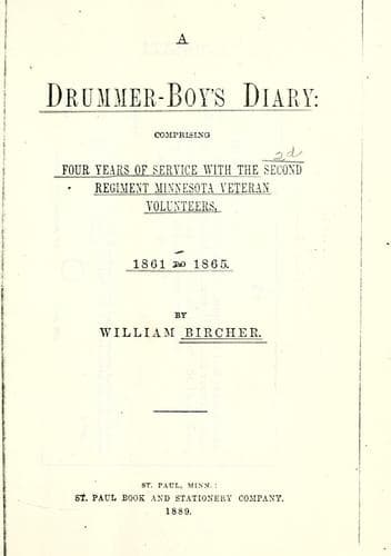 A drummer-boy's diary