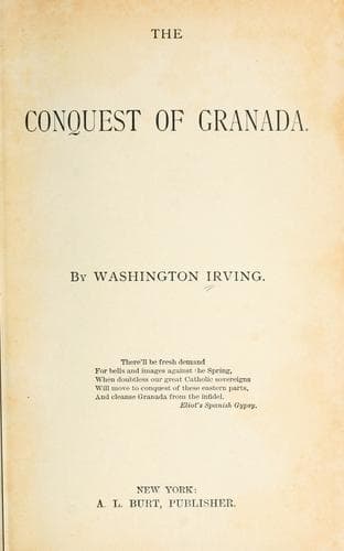 The conquest of Granada