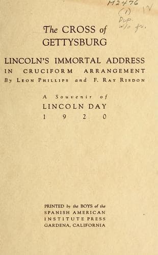 The Gettysburg Address
