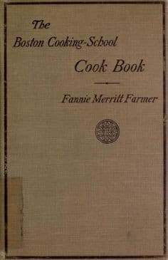 Boston Cooking-School cook book
