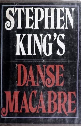 Danse Macabre by Stephen King - Book cover (non-fiction, the-fog)