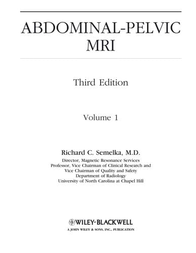 Abdominal-pelvic MRI