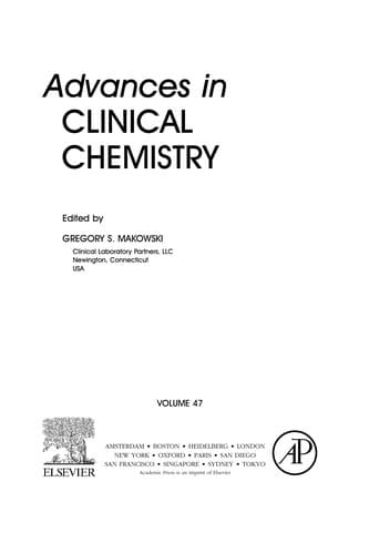 Advances in clinical chemistry